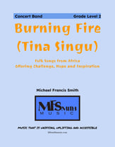 Burning Fire (Tina Singu) Concert Band sheet music cover